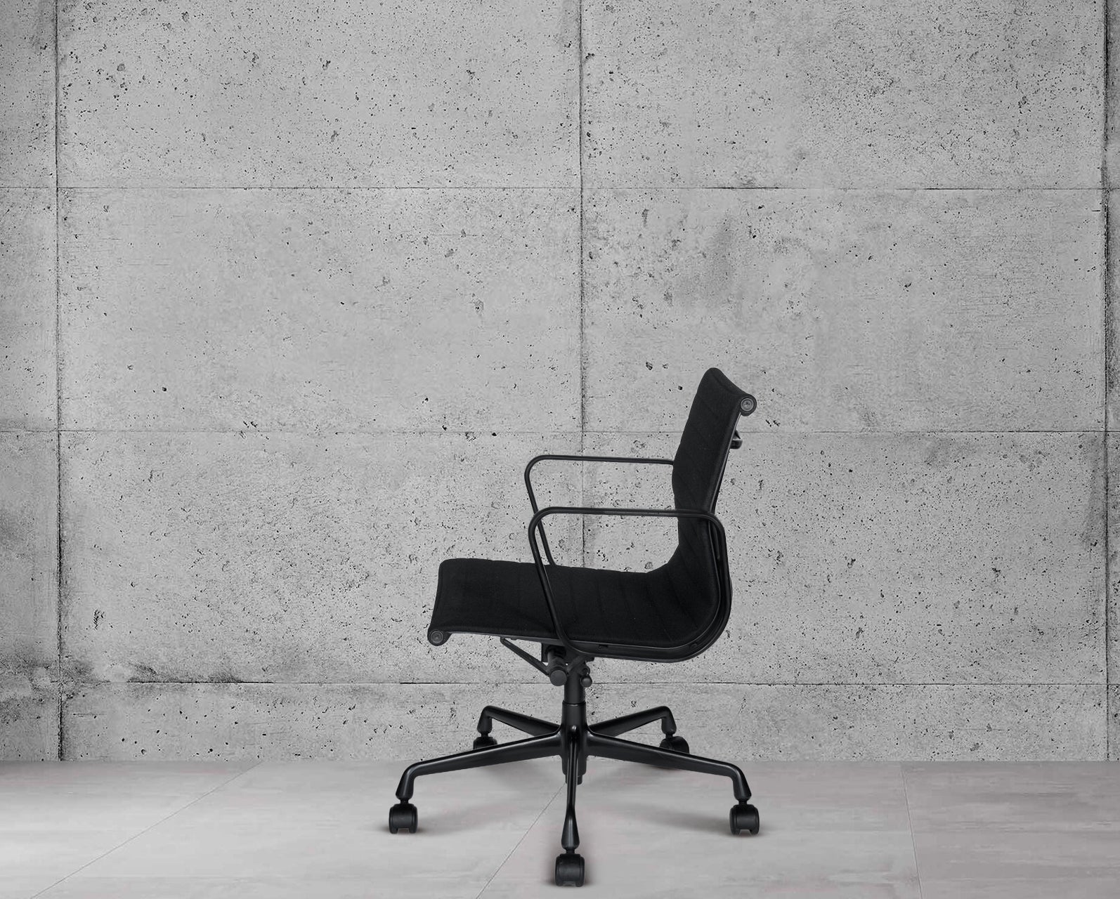 Vitra Eames EA117 Black Hopsak Black Frame Office Chair